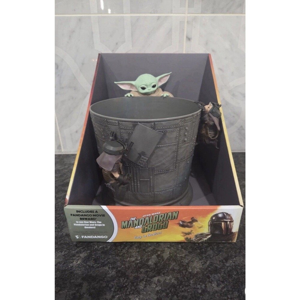 Star Wars Mandalorian And Grogu Walmart Exclusive Popcorn Bucket FAST SHIP